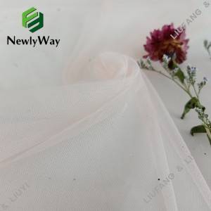 Tissu de dentelle de maille de polyester de tulle de paillette modelé par point d'impression pour des jupes