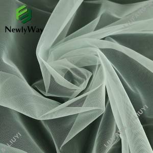 Krympebestandig Nylon Diamond Mesh Tyll Nettstoff for kjoler