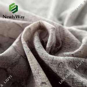 Naka-istilong naylon stretch tricot knit snakeskin na disenyo ng naka-print na lace fabric online na pakyawan