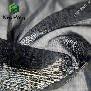 Conception unique de peau de serpent imprimé dentelle nylon stretch tricot tissu en gros en ligne