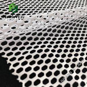 I-Wholesale 75D polyester fiber warp knitted mesh Indwangu yezinto eziyinhlanganisela