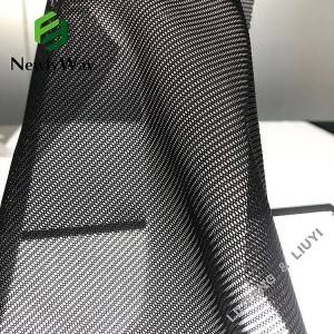Partihandel polyester spandex fyrkantigt rutnät varp stickat tyg för kläder