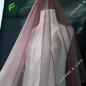 Fashional ombre цветной принт и кружевная ткань из полиэстера и тюля с блестками для женской одежды
