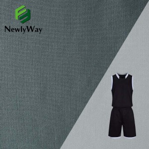 32S High color fastness health fabric Polyester cover cotton school uniform fabric double side polyester-cotton blended fall/winter knitted fabric