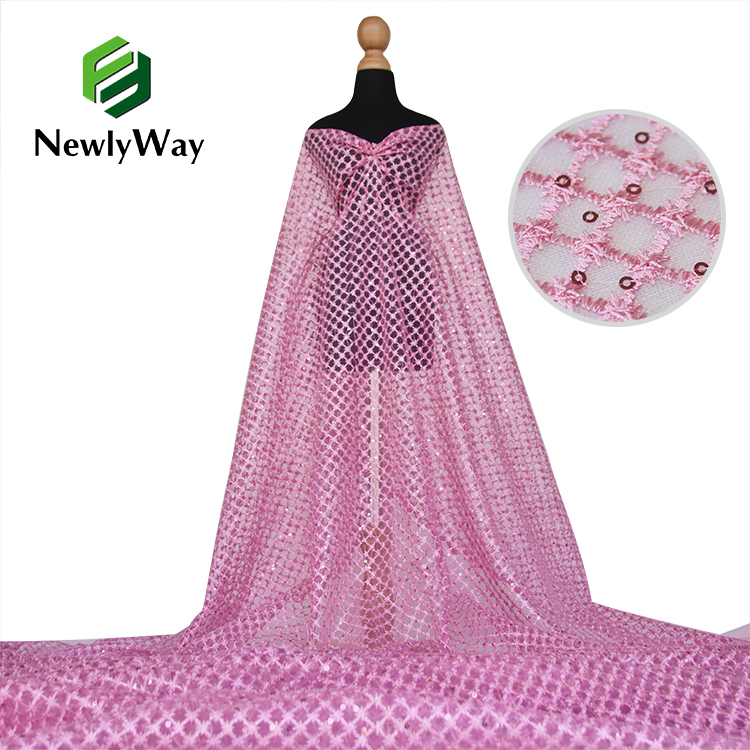 Gorący sprzedawanie tiulowe koronki haftowane tkaniny na wieczorowe sukienki imprezowe