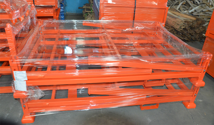 Foldable stacking racks widely used to store tires