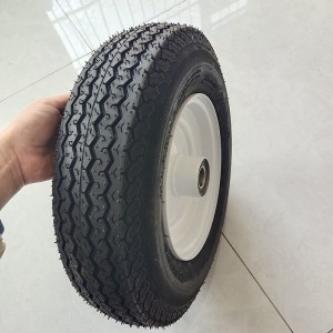 China 4.80-8 tubeless trailer tyre rubber wheel