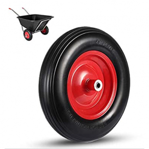 4.00-8 solid pu foam tyre wheelbarrow wheel