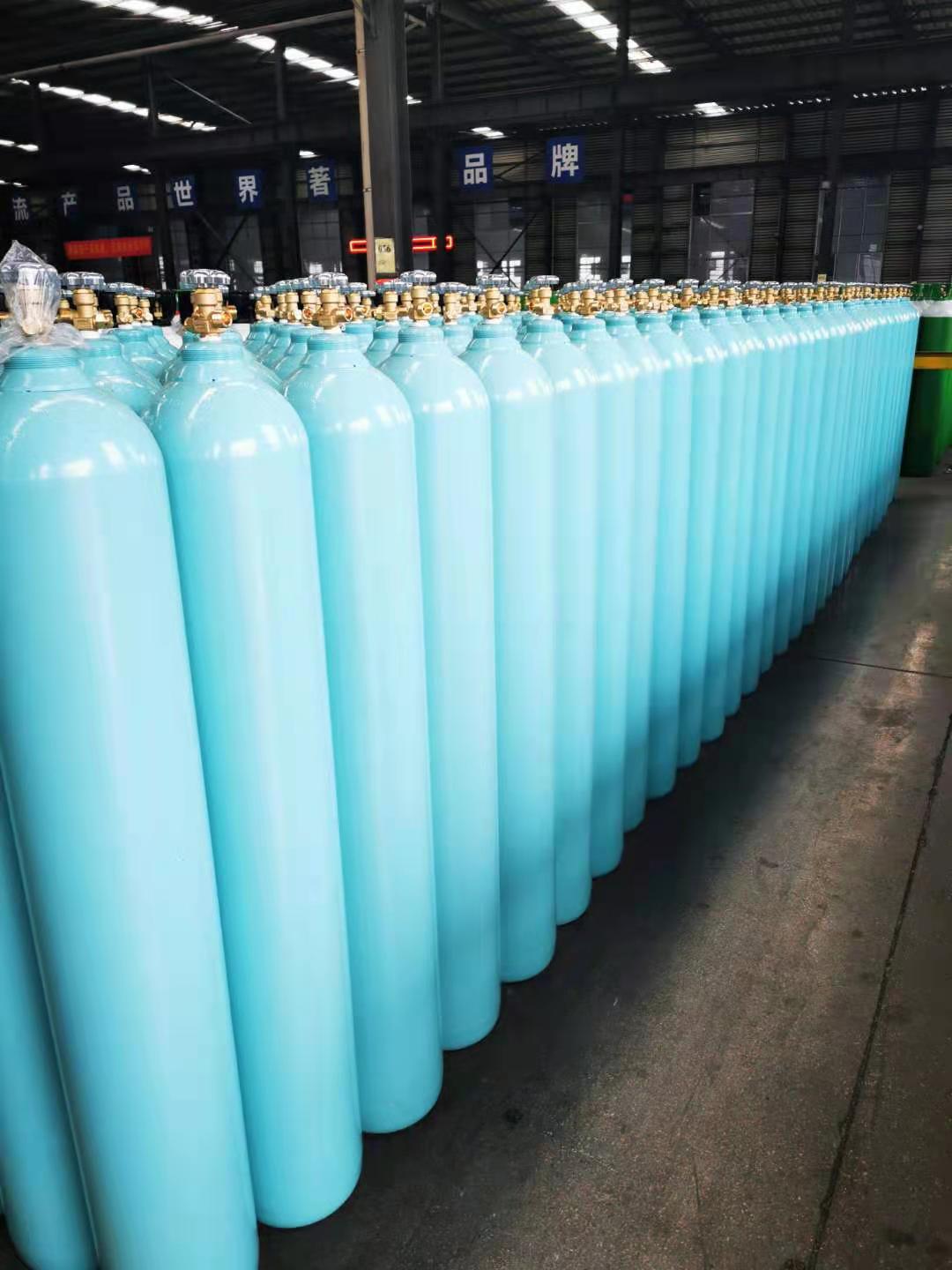 ISO9809-1 TPED Standard haute pression 50 litres/10M3 oxygène/argon/hydrogène/azote gaz cylindre