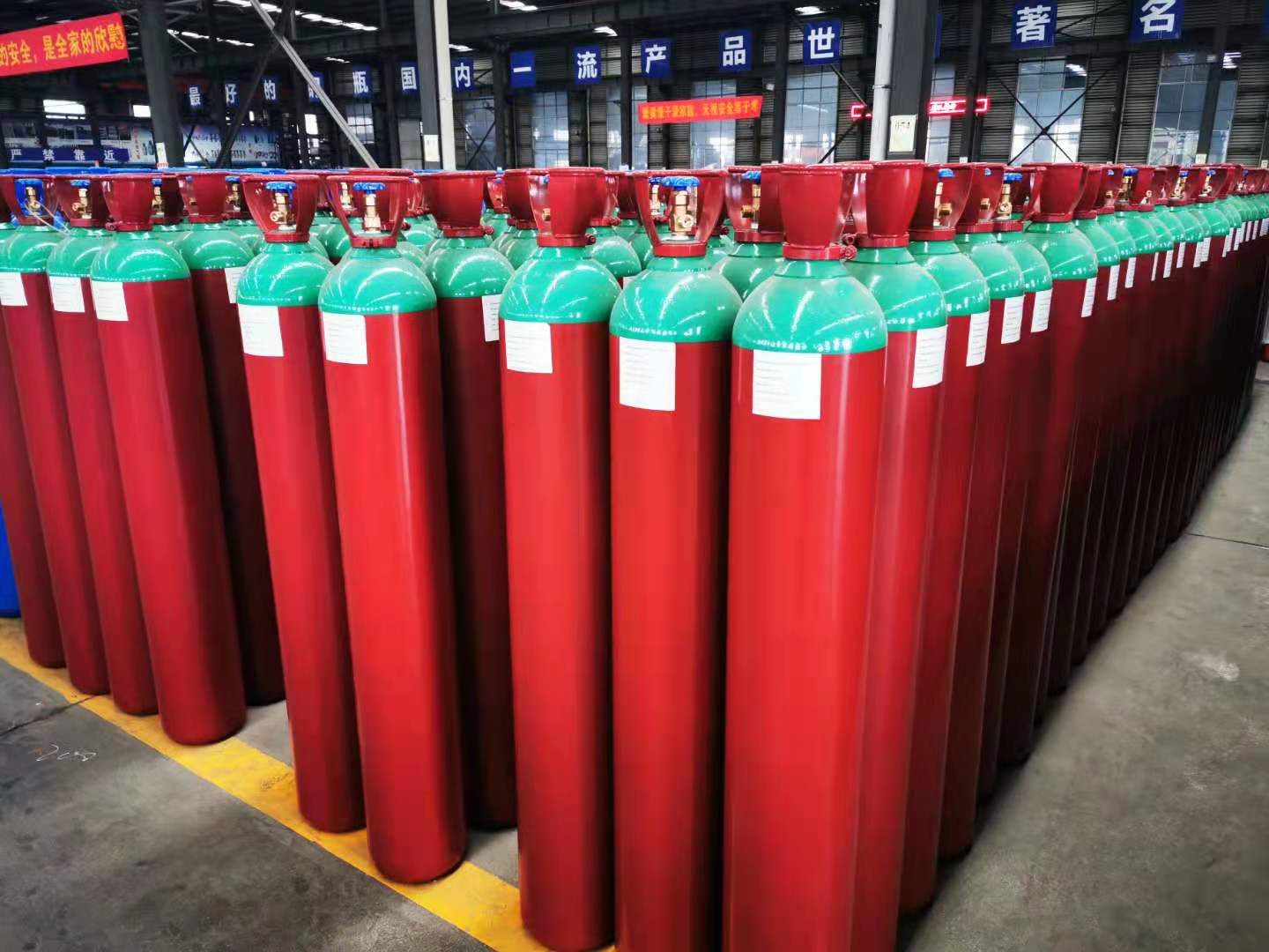 ISO9809-1 TPED Standard haute pression 50 litres/10M3 oxygène/argon/hydrogène/azote gaz cylindre