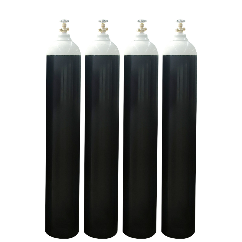 Cylindre à gaz en acier sans soudure pour réservoir à haute pression avec rapport de test TUV Cylindre à gaz 40L 230bar Image en vedette