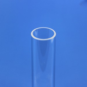 Цевка од кварцно стакло отпорна на високи температури