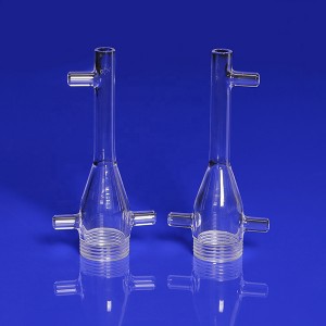 China New Product Fused Quartz Glass Boat - Customize According to Drawing Quartz Tube Reactor for Lab – LZY