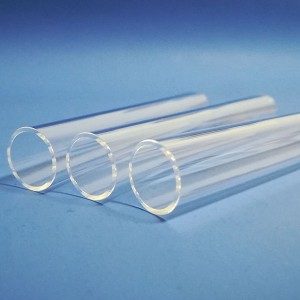 2022 Good Quality Quartz Viewport Glass - Single Wall Custom Quartz Laser Flow Tubes – LZY