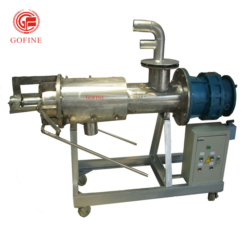 Máquina de deshidratación de prensa de parafuso Deshidratación de esterco de vaca Imaxe destacada