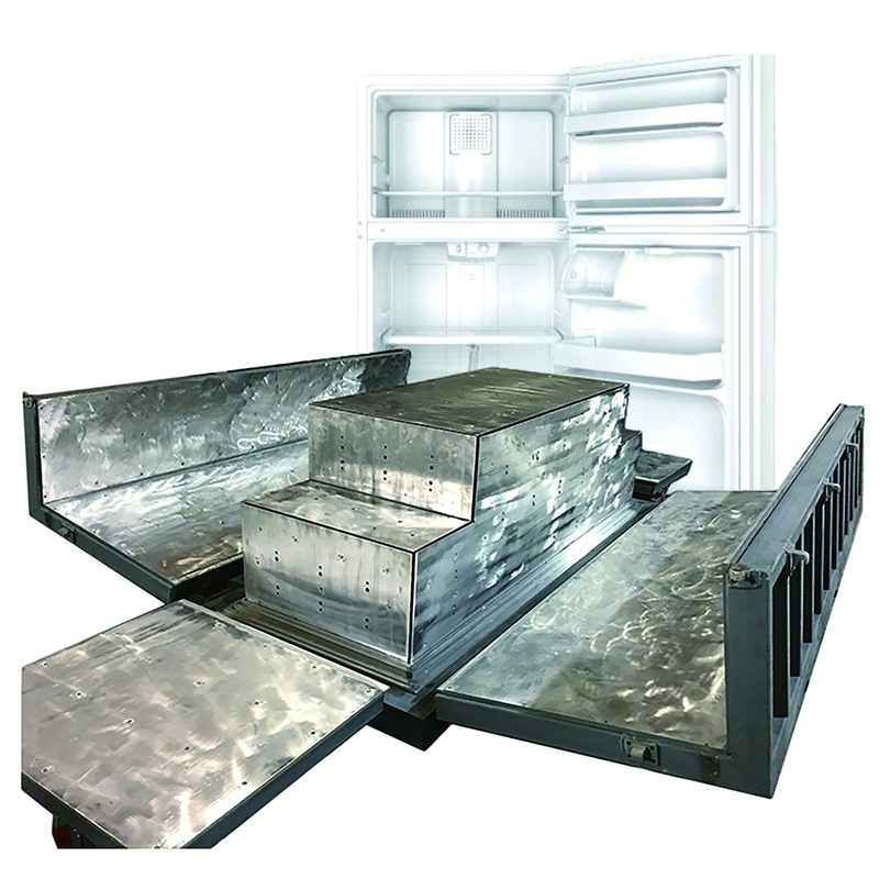 قالب های ساخت کابینت و درب یخچال پلی اورتان