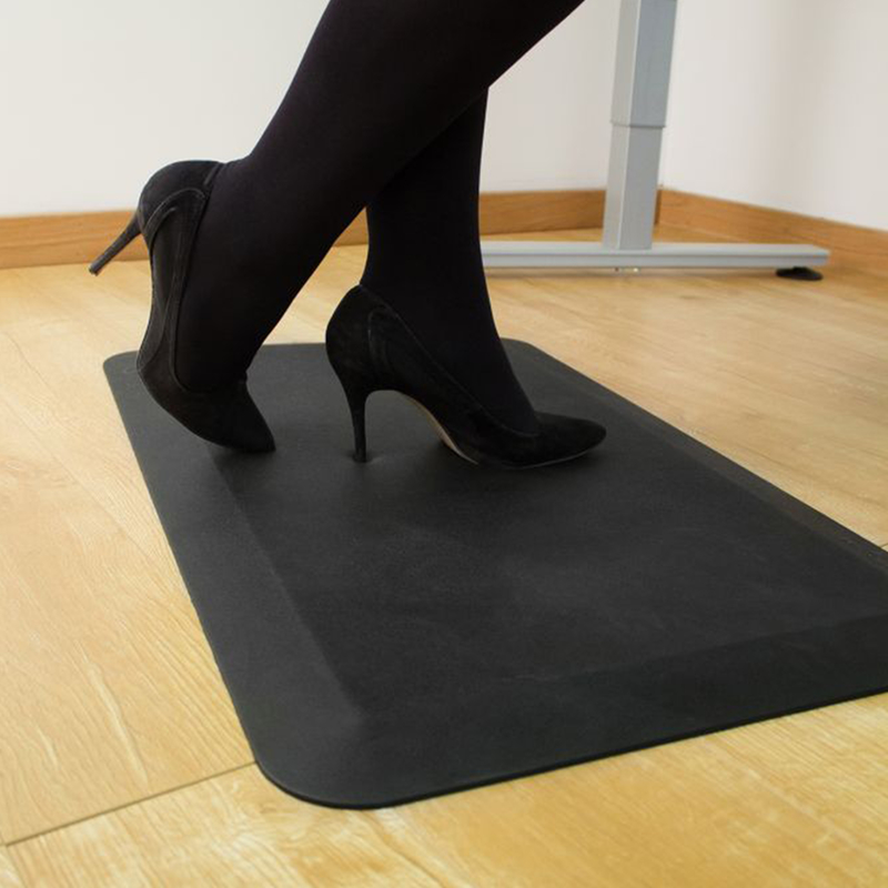 PU Amazon Sit Stand Ergonomic Foot Support Comfort Mat kanggo Standing Desks