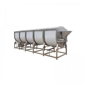 Screw Blanching Machine For Root Vegetables