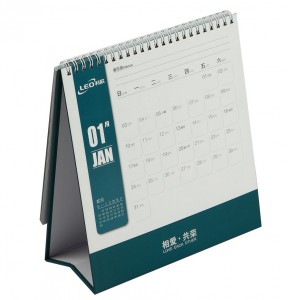 2022 China Custom Advent Spiral Binding Wall/Meja/Pencetakan Kalender Kantor