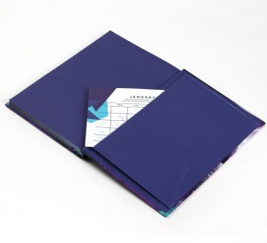 Copertina rigida personalizzata in Cina A4 / A5 / A6 / notebook / planificatore / stampa di journal cù certificatu FSC