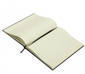 Kustom China hard cover A4/A5/A6/letter ukuran notebook/planner/pencetakan jurnal dengan sertifikat FSC