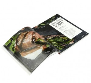 China Custom Harcover Family Cook/Revista/Impresión de libro gourmet