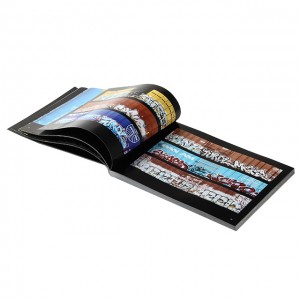 הדפסת ספר צילום אמנותי בצבע מלא באיכות גבוהה A4 כריכה רכה