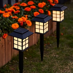 Best verkopende kleurrijke decoratie moderne IP65 outdoor zonne-gazon lamp outdoor waterdichte led solar tuin licht;