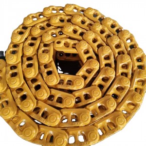 E320 45 Links සඳහා Yellow Excavator Track Link Group Track Chain