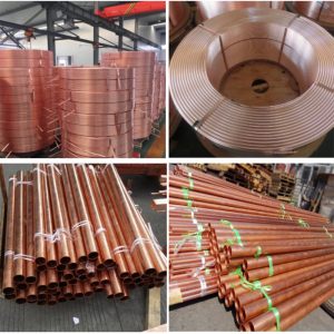 Mga bahagi ng air conditioner copper tube air conditioner copper pipe/ copper pipe para sa ac