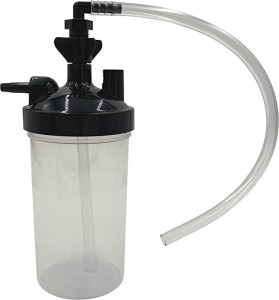 ह्युमिडिफायर पानीको बोतल र ट्युबिङ कनेक्टर एल्बो १२″ अक्सिजन कन्सेन्ट्रेटरको लागि