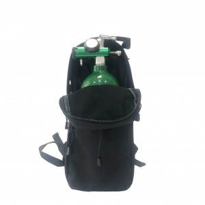 वैद्यकीय उपकरणे गॅस पोर्टेबल ऑक्सिजन सिलेंडर खांद्यावर बॅकपॅक बॅग