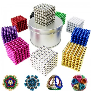 Barvne magnetne kroglice Magnetne kroglice Bucky Večbarvne magnetne kroglice