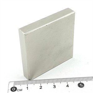 Wholesale al'ada N52 karfi magnet nickel plated high quality NdFeB square maganadisu