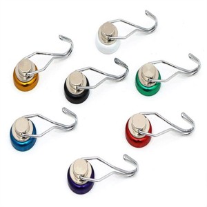 Factory Wholesale Strong Force Multicolored Swivel Neodymium Magnetic Hook