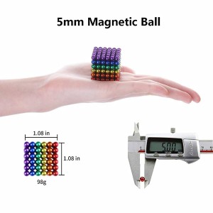 Verksmiðjuheildsölu Magic Magnetic Bucky Ball Cube fyrir þrýstingsléttingu