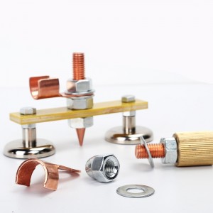 I-Factory Direct Sale 28-33kg Doble-magnets Adjustable Magnetic Welding Clamp Ngesitoko Esikhulu