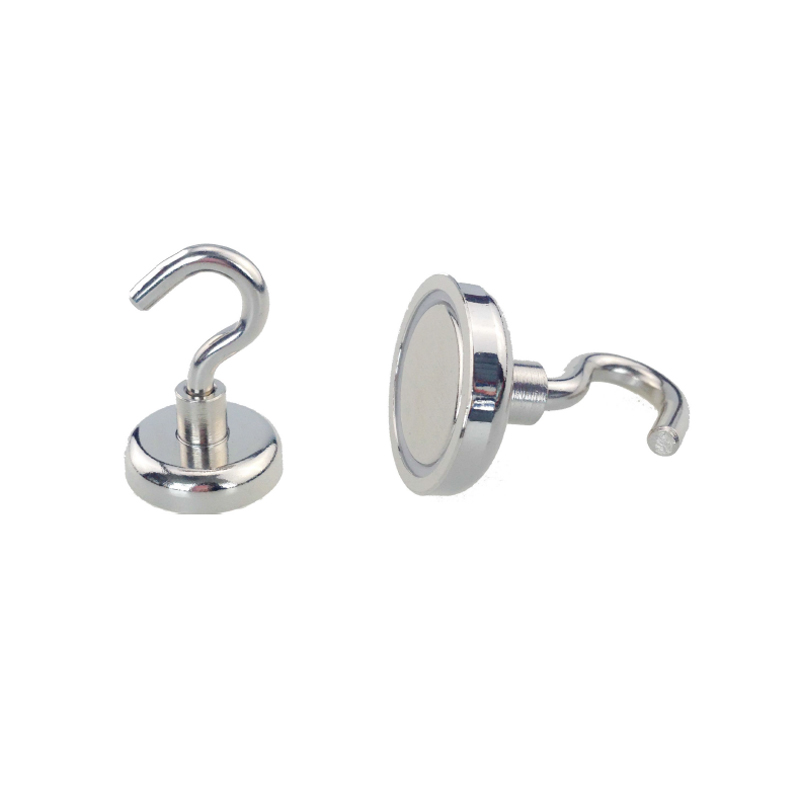 Magnet Cup With External Nut and Open Hook (ME)