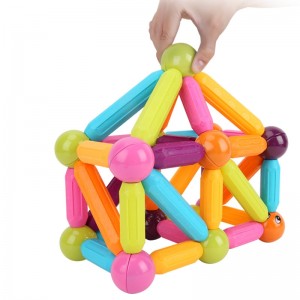 Popular Toys Blok Bangunan Magnetik Kanggo Education