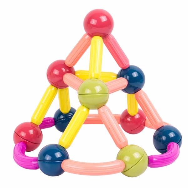 Zabavne otroške igrače magnetni veliki gradniki z močnim magnetom Prikazana slika