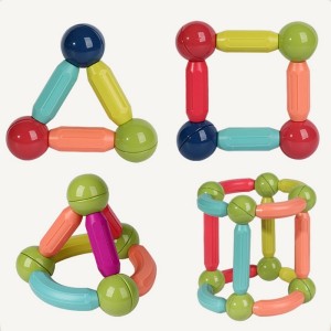 China wasambazaji fun watoto toys magnetic jengo vitalu chakula daraja