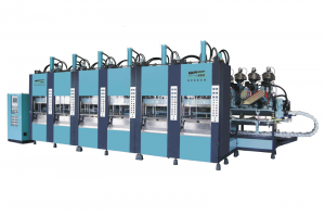 Full Automatic double colors EVA foaming injection moulding machine