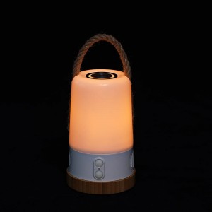 Camping Portable Lantern Rechargeable Outdoor waterproof Lantern RGB Atmosphere light with Bluetooth speaker