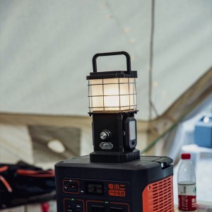Luz de camping recargable LED para exteriores multifuncional portátil