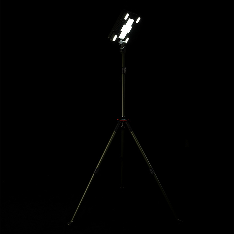 Portable Solar Rechargeable Led Camping Light/Garden Tripod Light Featured Image