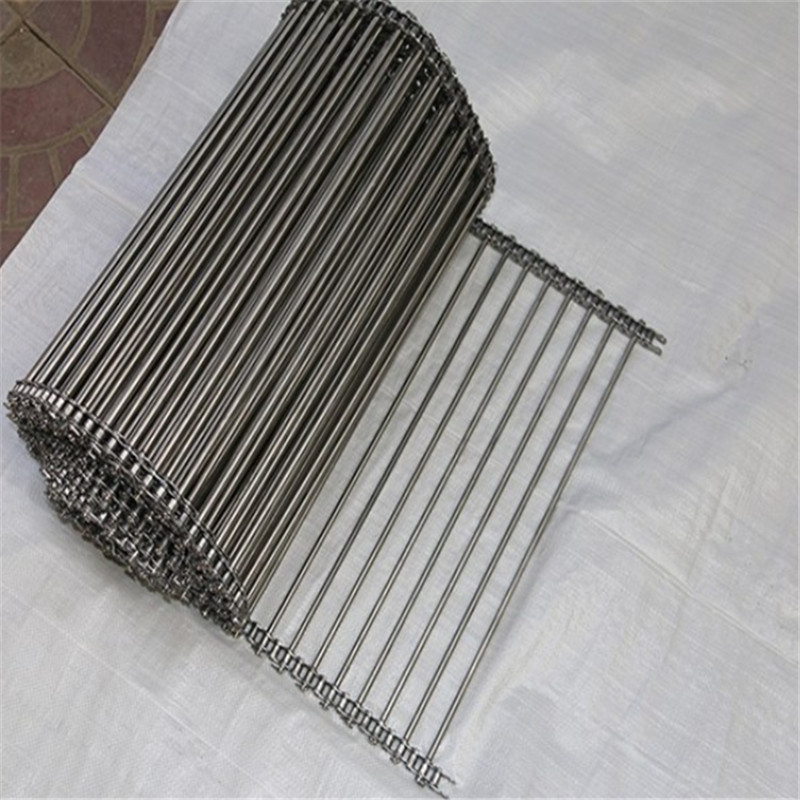 Customize Stainless Steel Rod Straight Wire Mesh Conveyor Belt for Food Industry