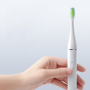 Acoustic Wave Electric Toothbrush  Wireless Charging 2 Minute Timer for 40 Days Use