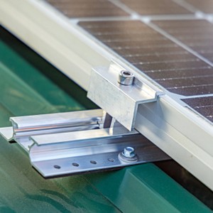 Photovoltaic panel mounting bracket solar clamps