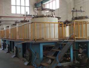 Vertical Vacuum Pyrolysis Cleaning Device