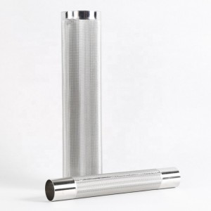 Stainless steel 316 automatic backwash porous sintered cartridge filter for water treatment